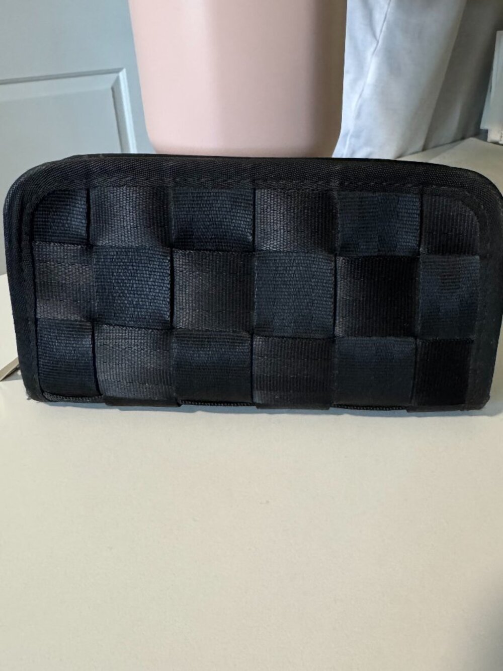 CLASSIC HARVEYS SEATBELT BAG WALLET BLACK